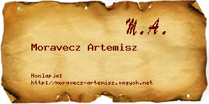 Moravecz Artemisz névjegykártya